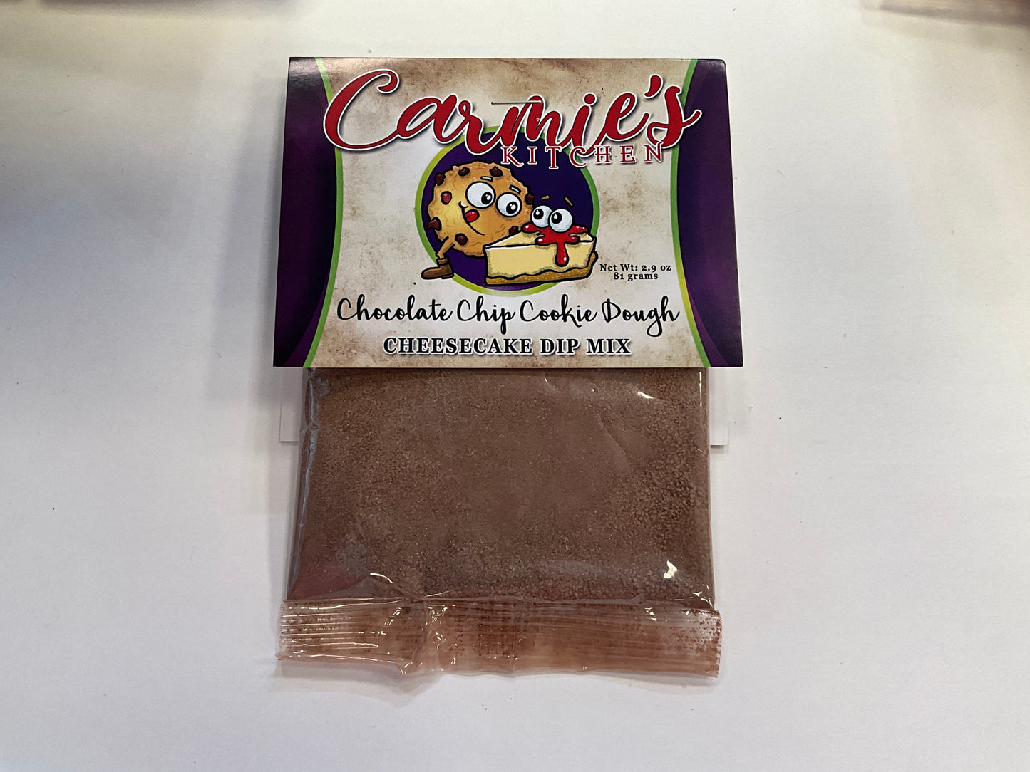 Carmie Cheesecake Dip Choc Chip Cookie Dough