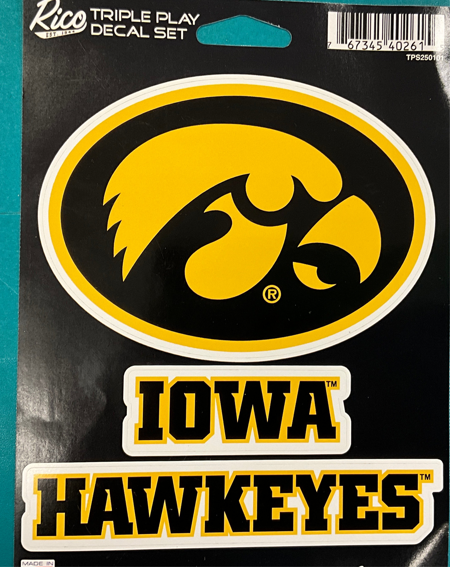 Rico Triple Play Hawkeyes