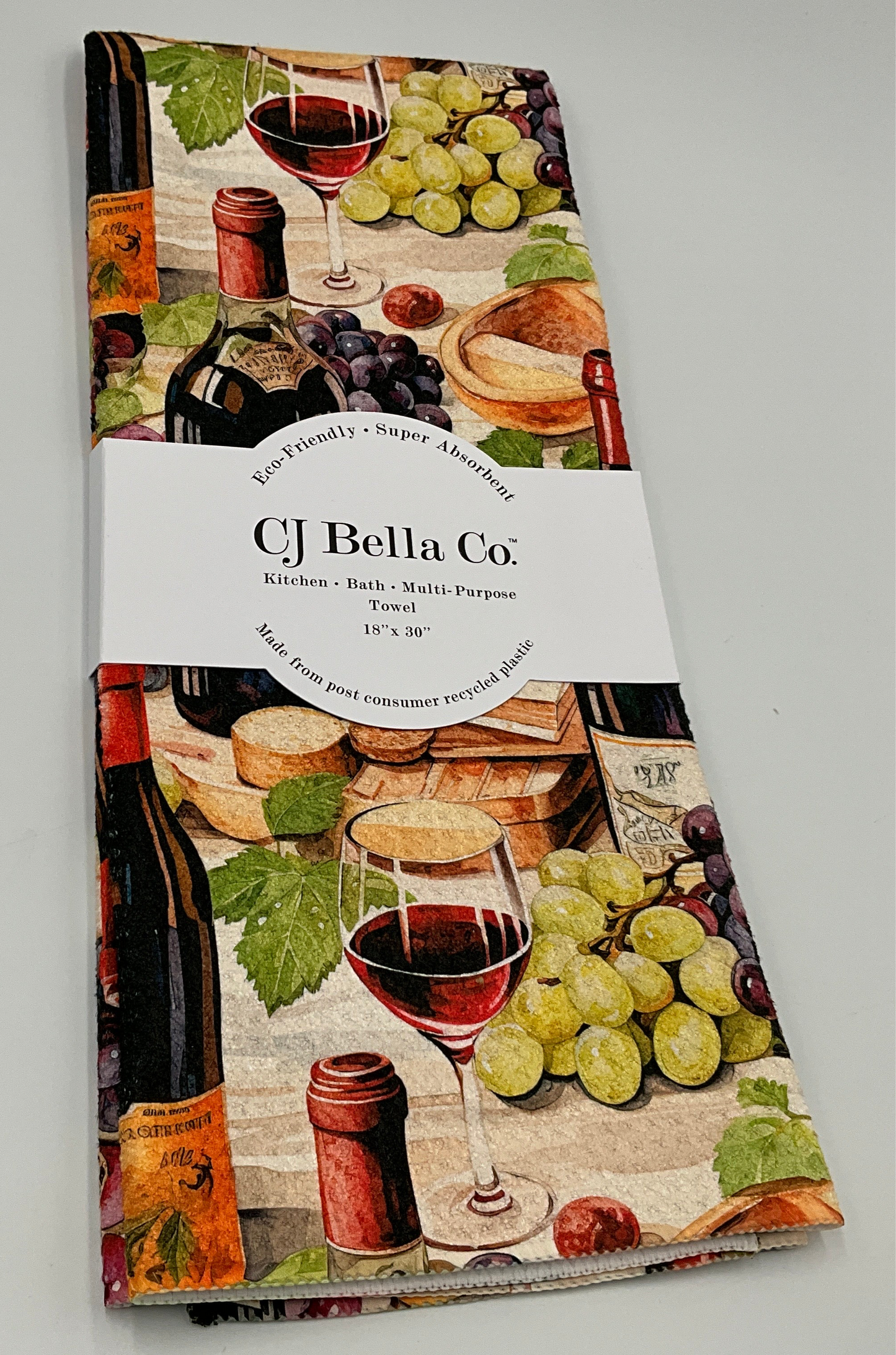 CJB Tea Wine Bottles Grapes