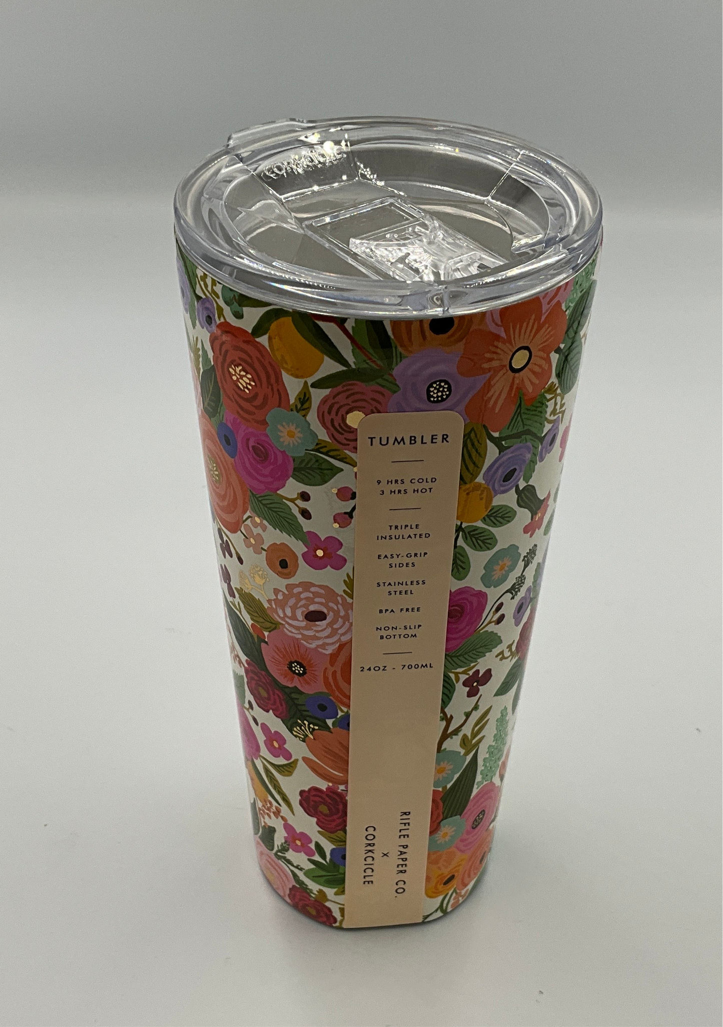 Cork 24oz Tumbler Garden Party