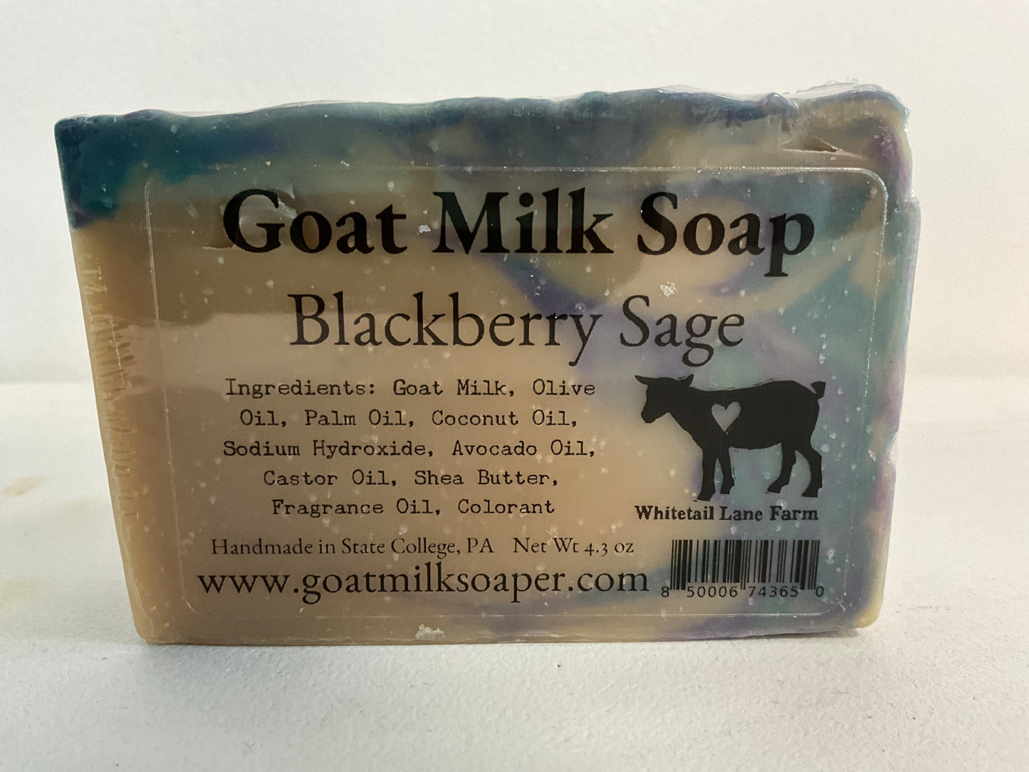 WLF Goat Soap Blackberry Sage