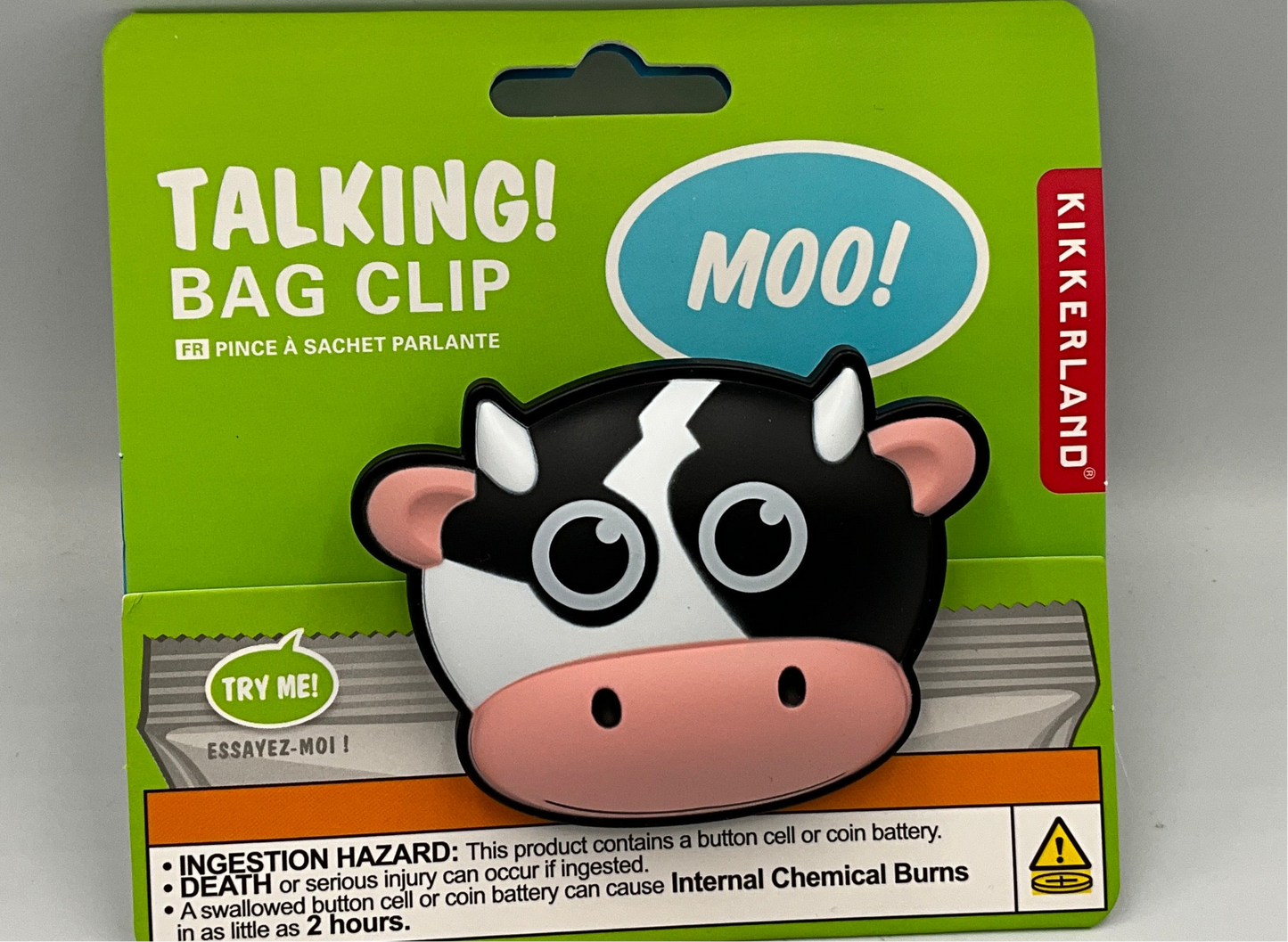 Kik Bag Clip Cow