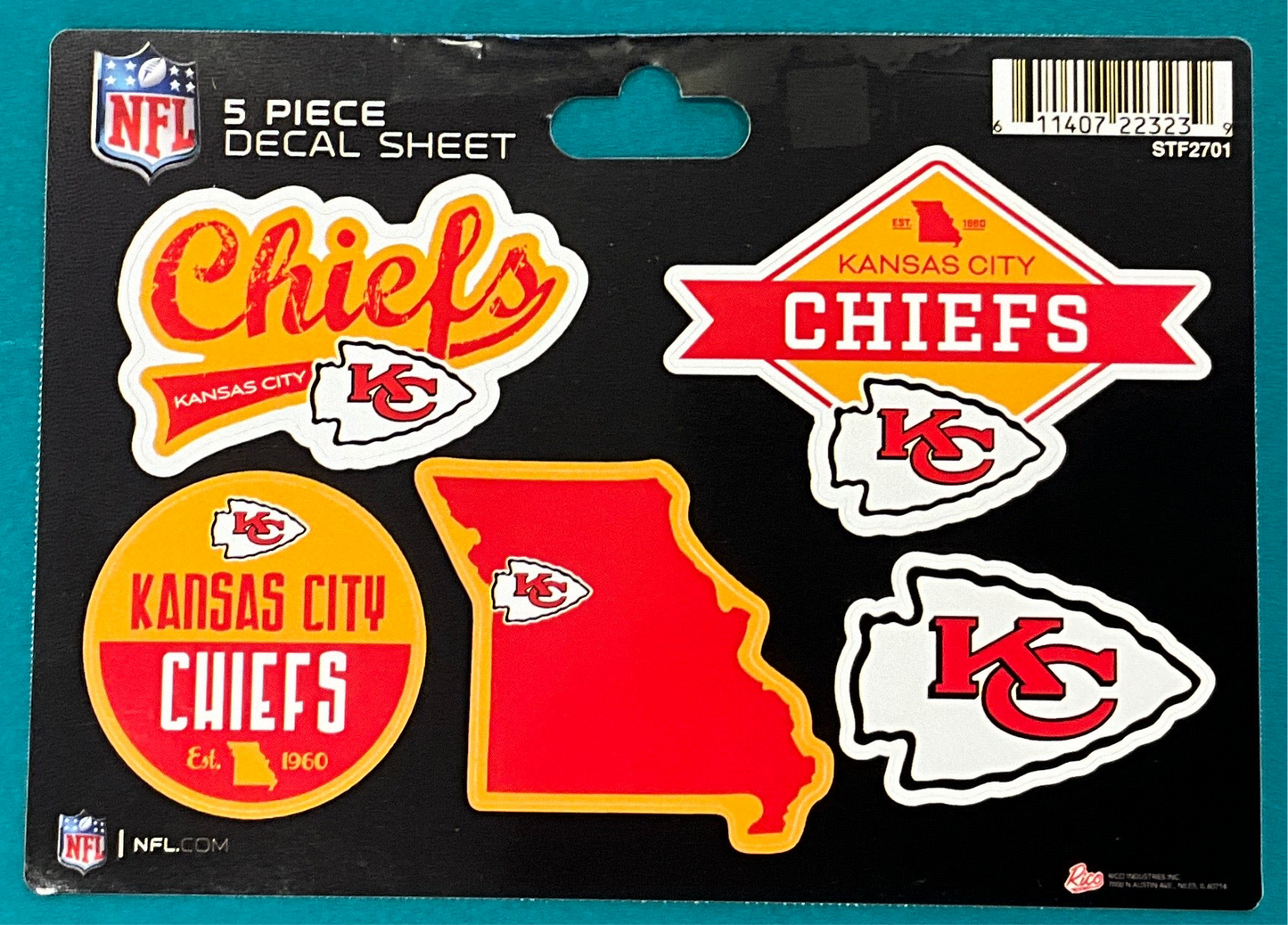 Rico 5pc Chiefs