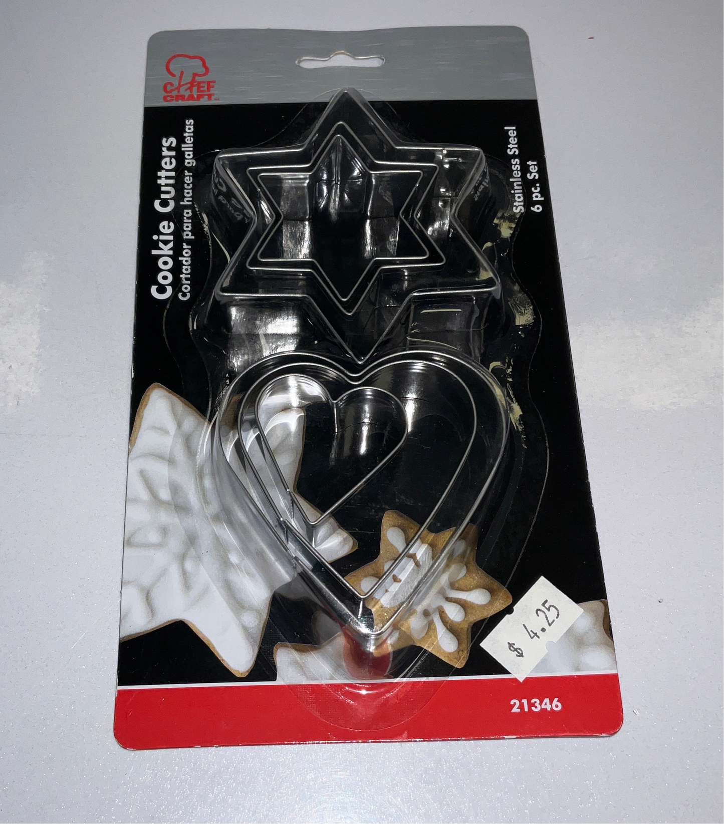 CHC Cookie Cutters 6pc Heart/Star