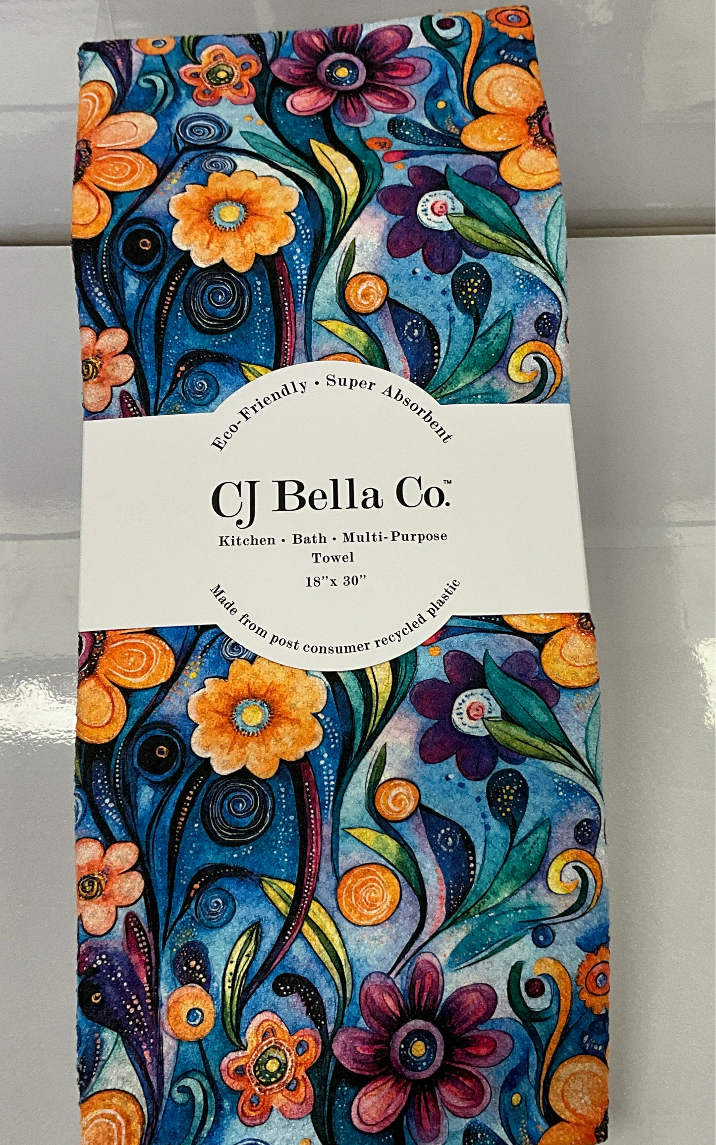 CJB Tea Flowers Orange Pink