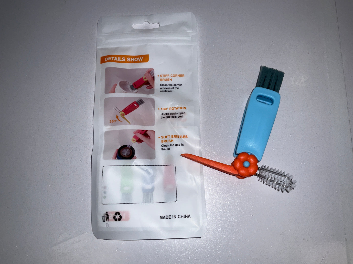 3-in-1 Gap Cleaning Brush-No UPC