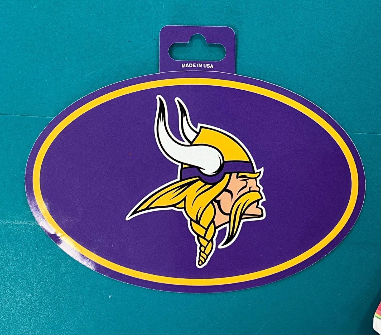 Rico Oval Sticker Vikings