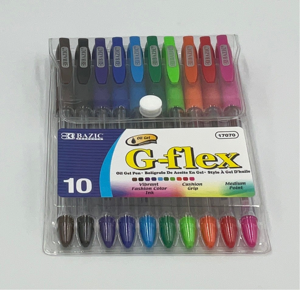 Bazic 10 Color Pens