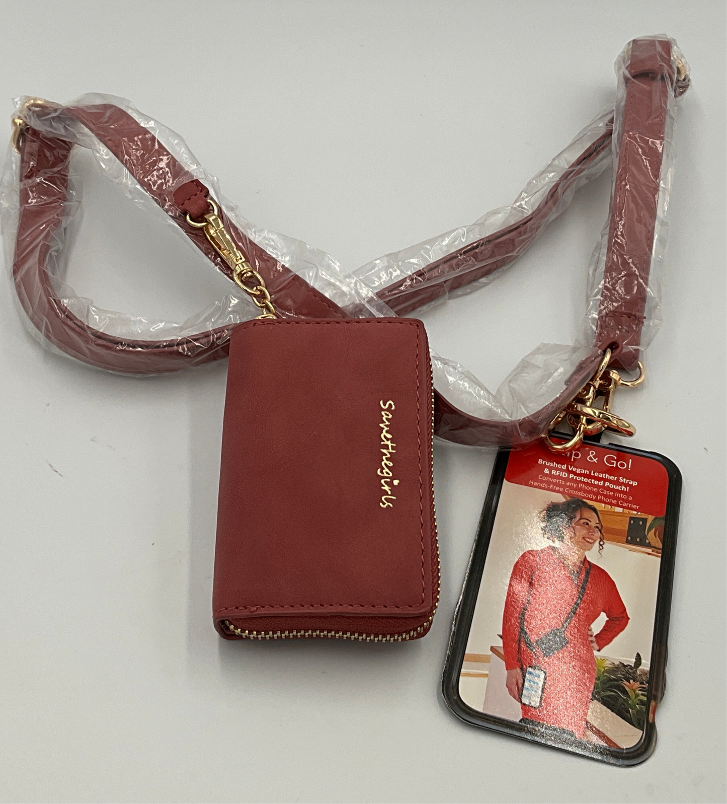 STG Leather W/Pouch Rose