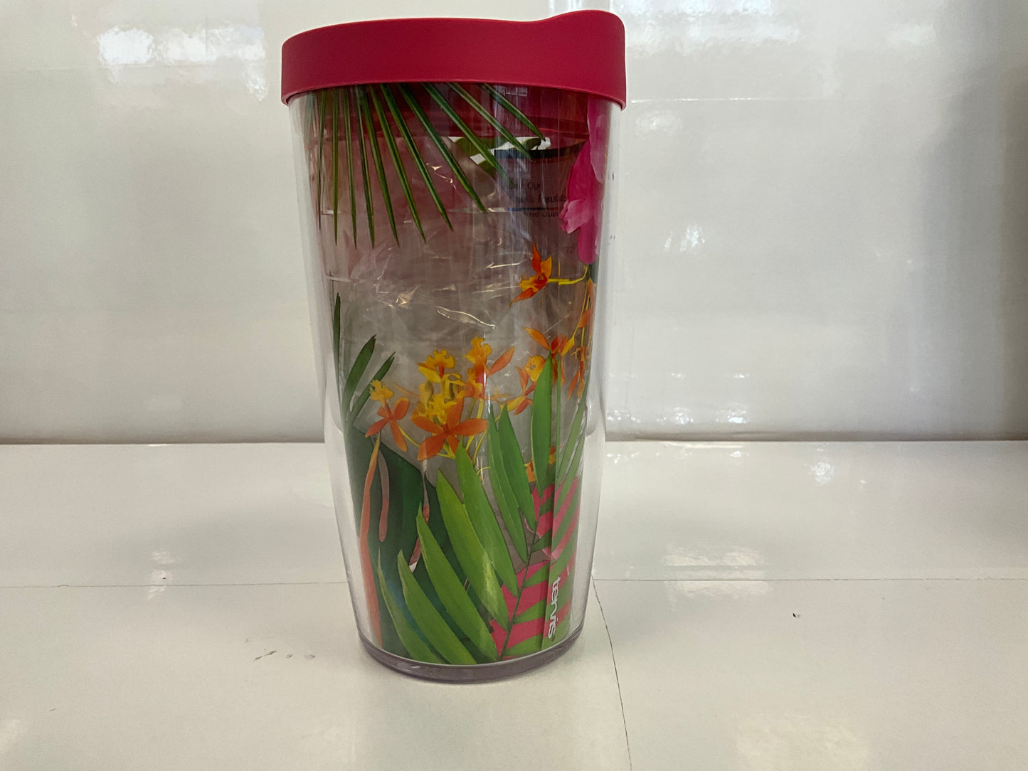 Tervis 16oz Pink Hibiscus