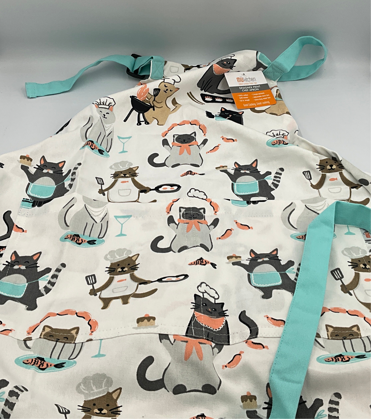 MUK Apron Culinary Cats