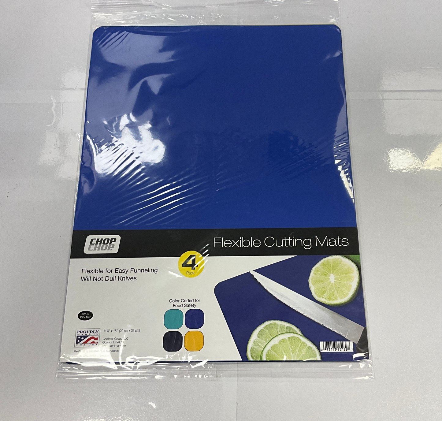 Chop Flex Cutting Mats 4pc Trend Colors