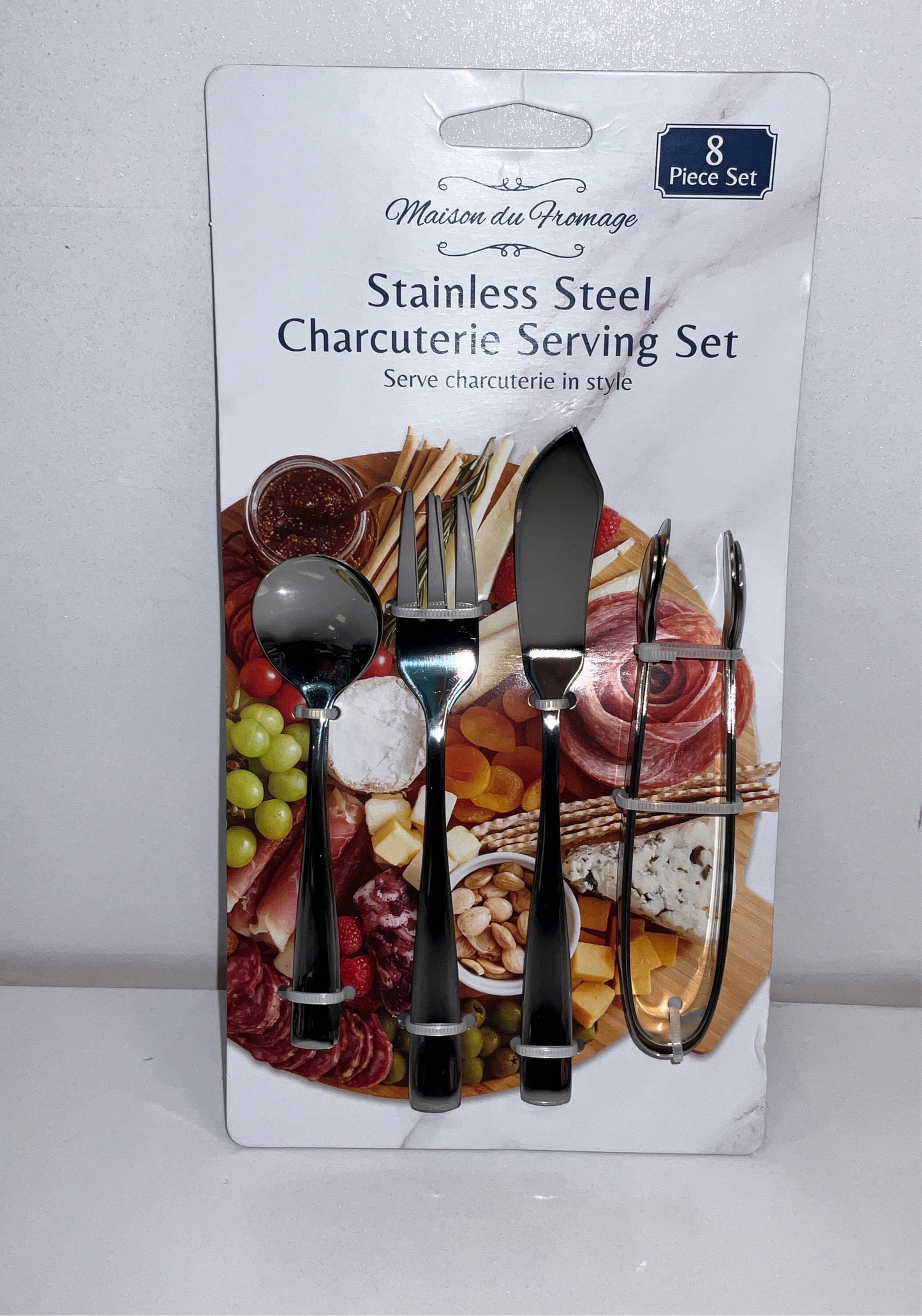 HIC SS Charcuterie Serving Set, 8pc