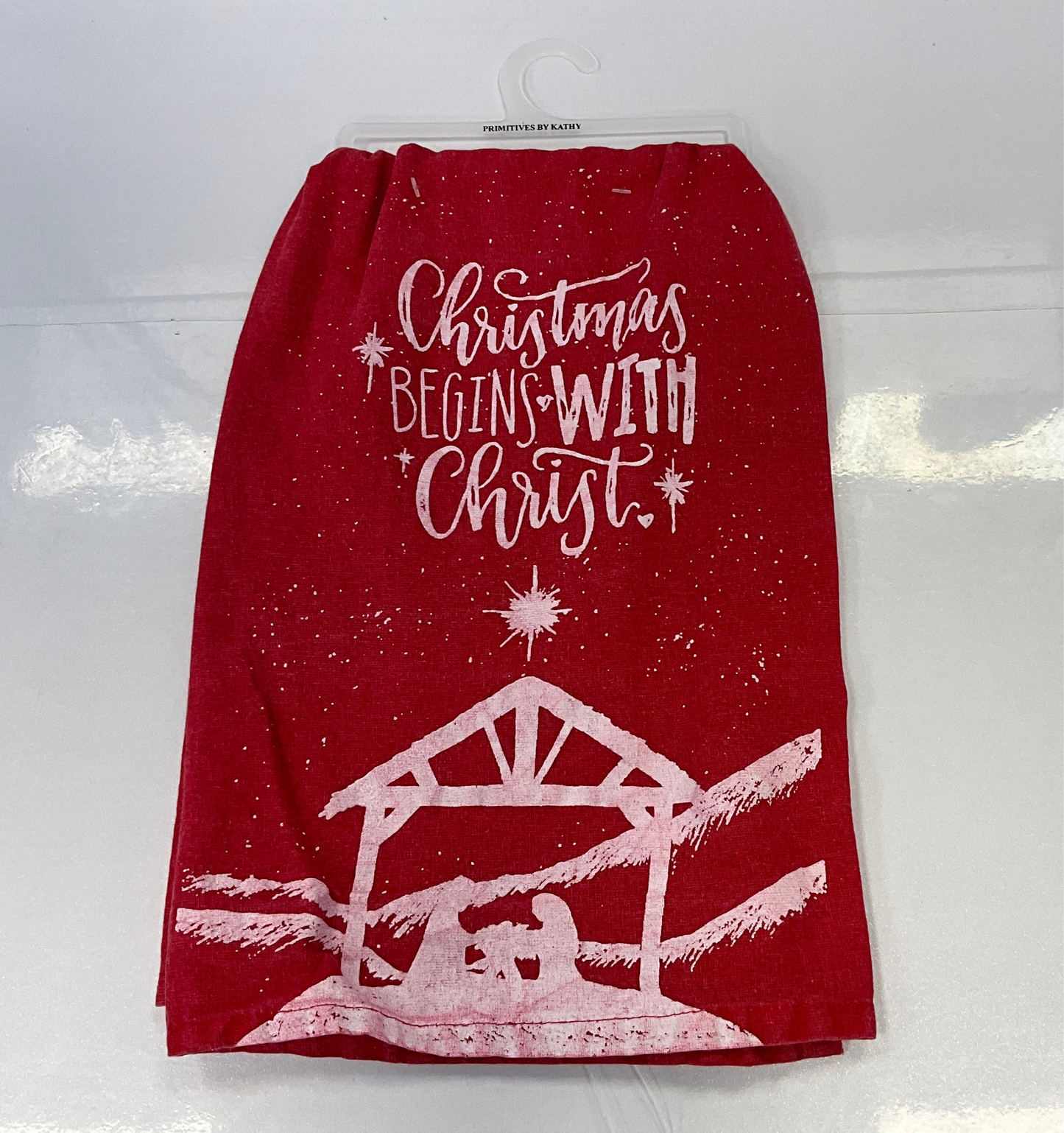 Prim Towel Begins With Christ