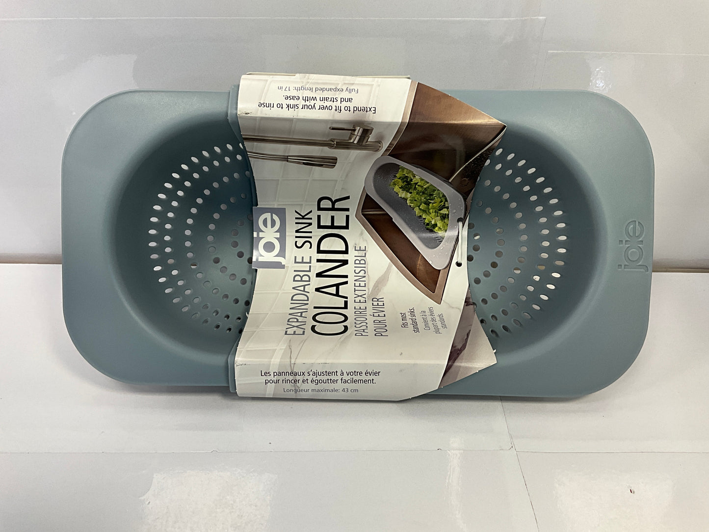 joie Expandable Colander Gray