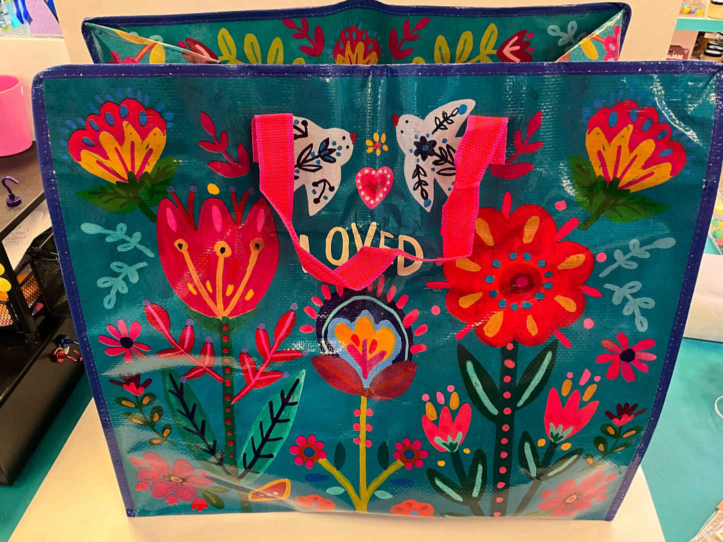 Nat Life Jumbo Zip Tote