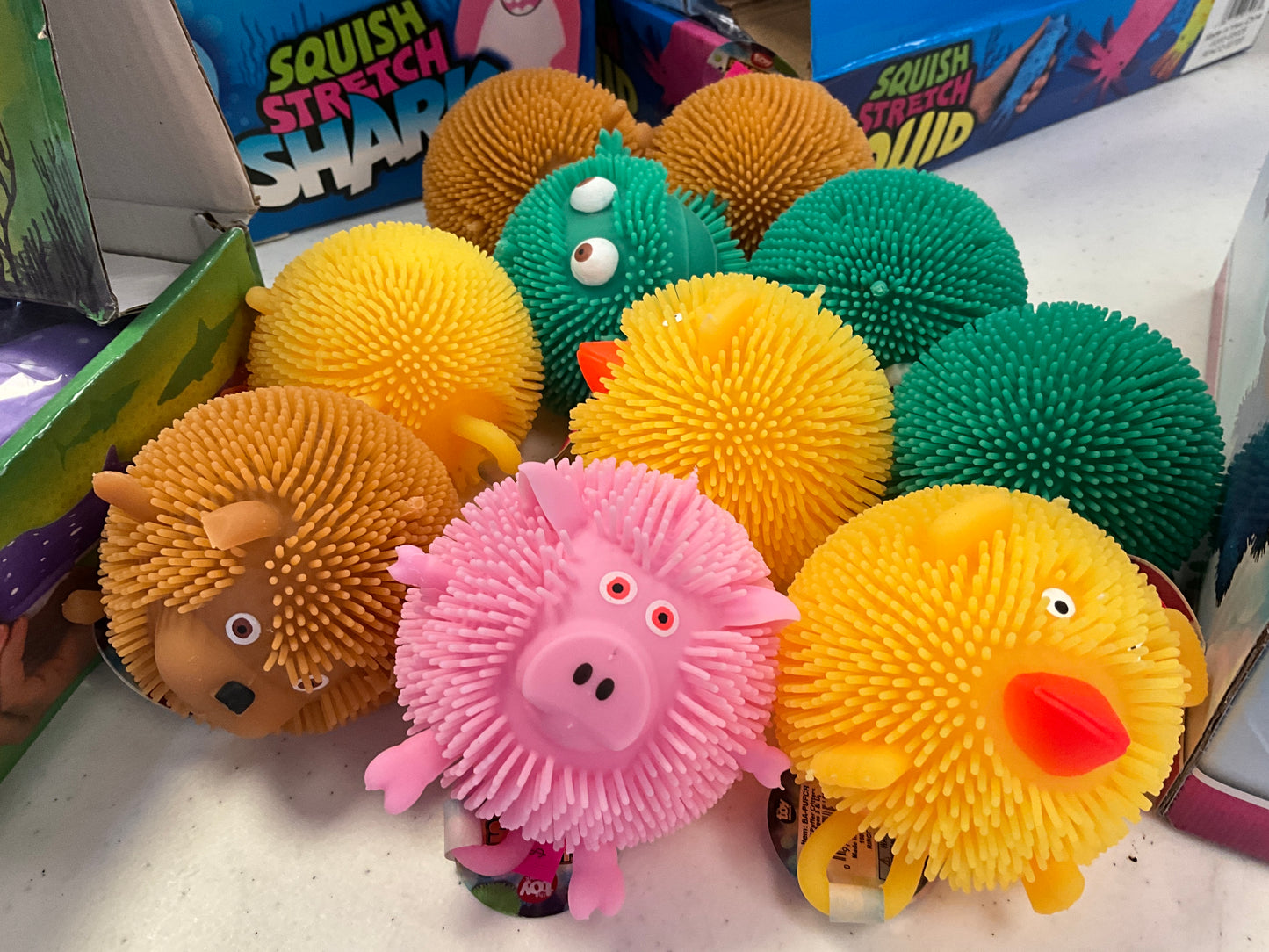 SQH Puffer Ball Asst Critters