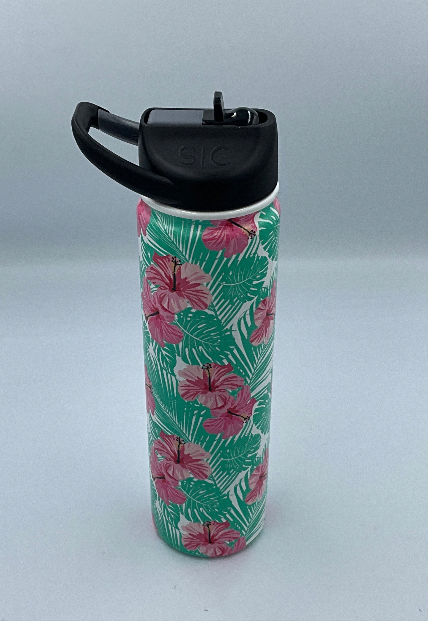 SIC 27oz Bottle Pink Hibiscus