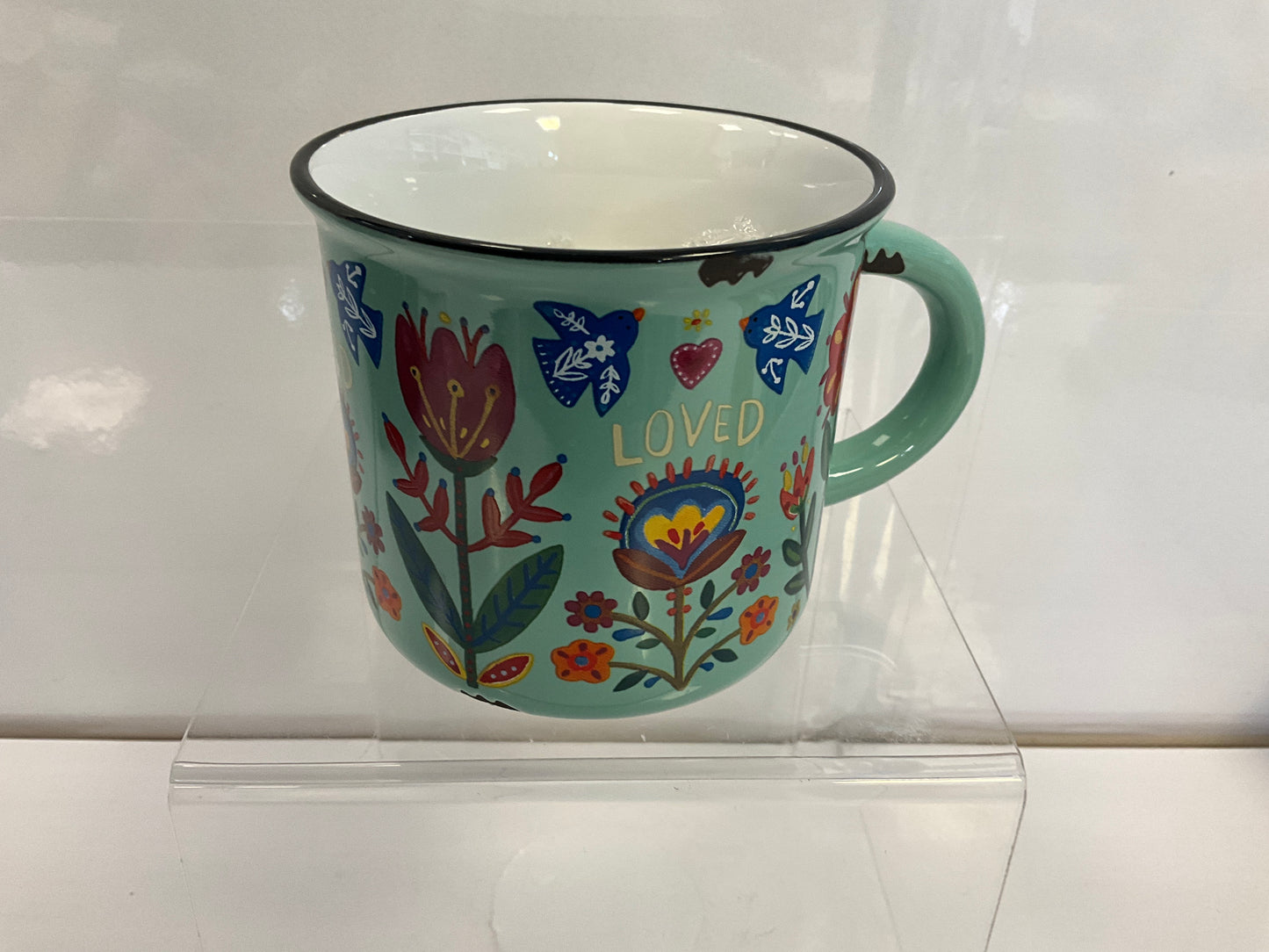 Nat Life Camp Mug Mint Loved