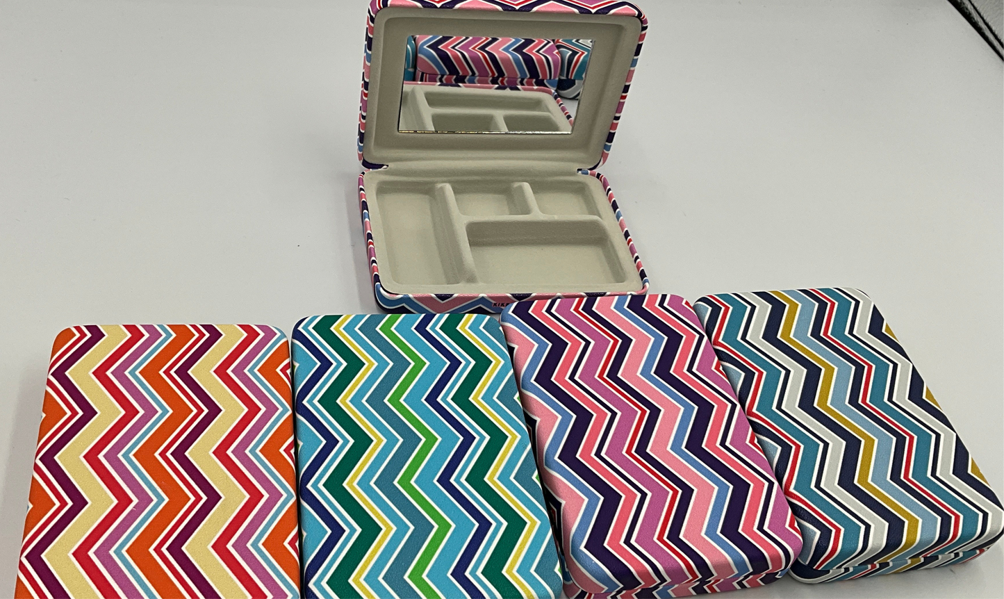 Kik Striped Jewelry Case