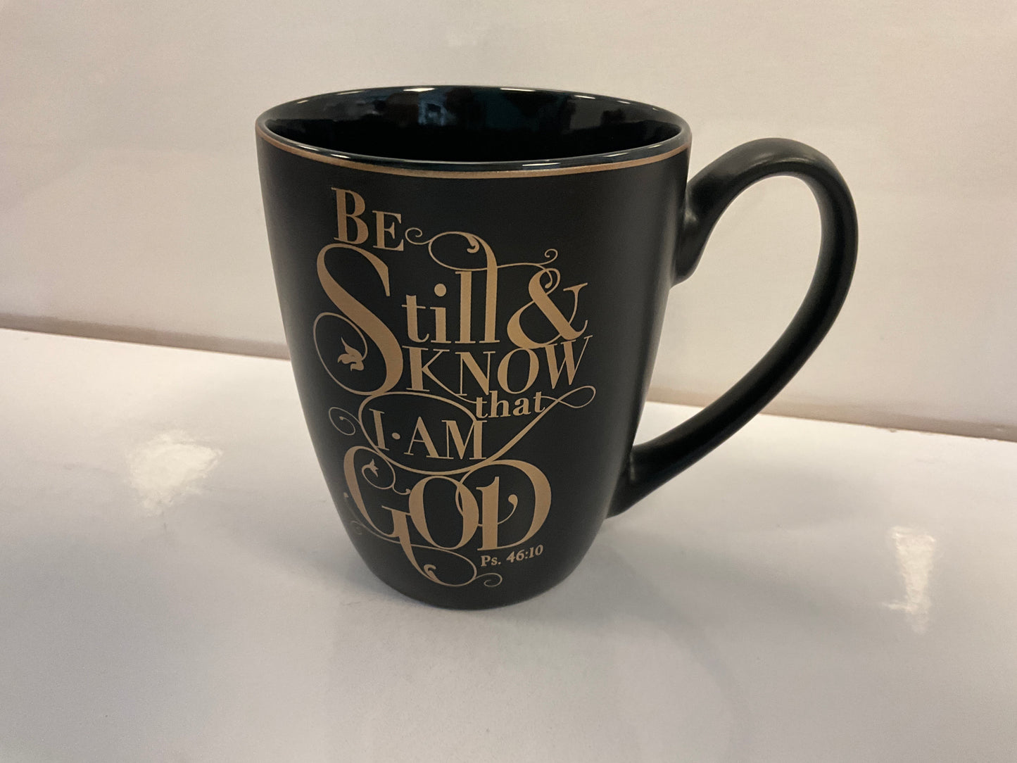 ChrA Mug Black Be Still