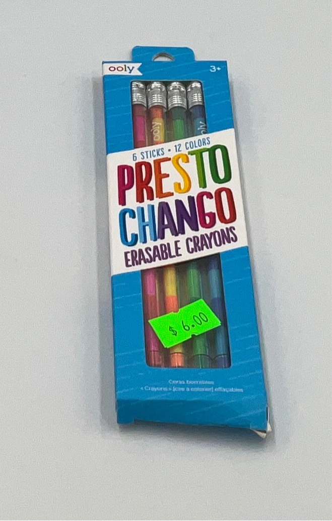 Ooly Presto Chango Erasable Crayons