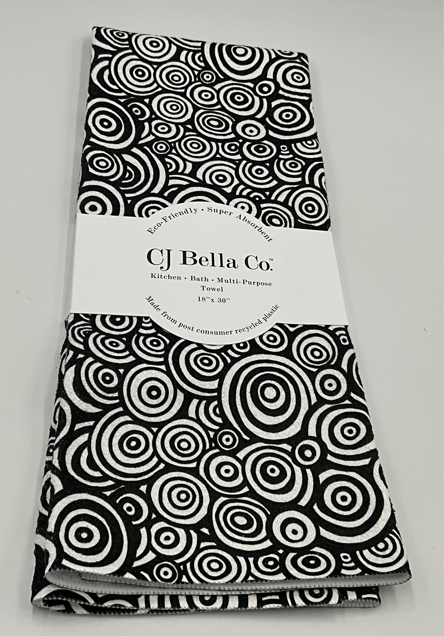 CJB Tea Black White Swirl