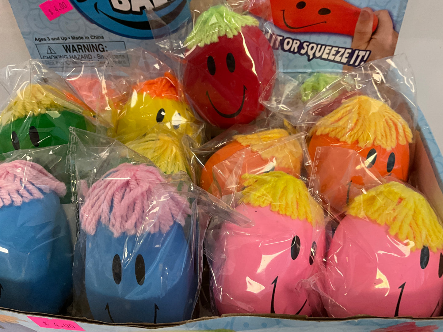 SQH Smiley Face Stretch Ball