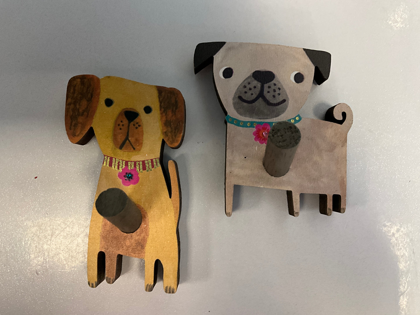 Nat Life Mini Wall Hooks Dogs