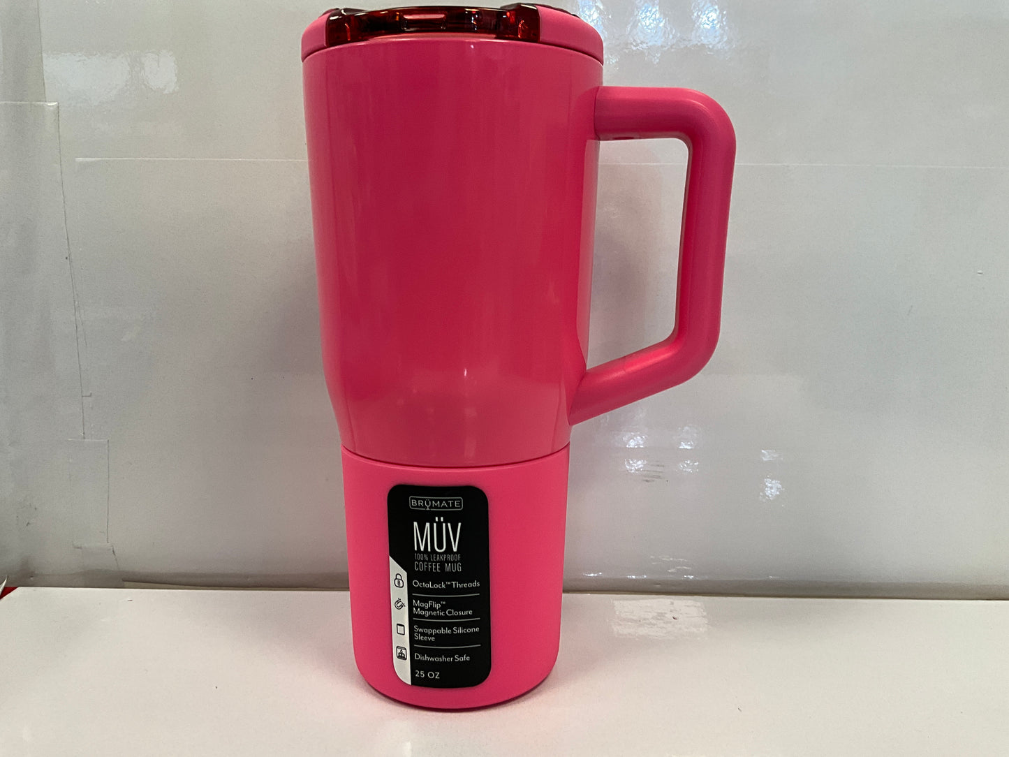 Brum Muv 25oz Mug Neon Pink