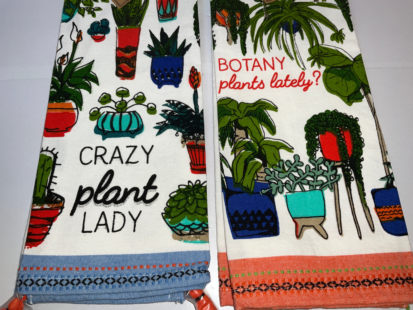 DII Towel Crazy Plant Lady/Botany