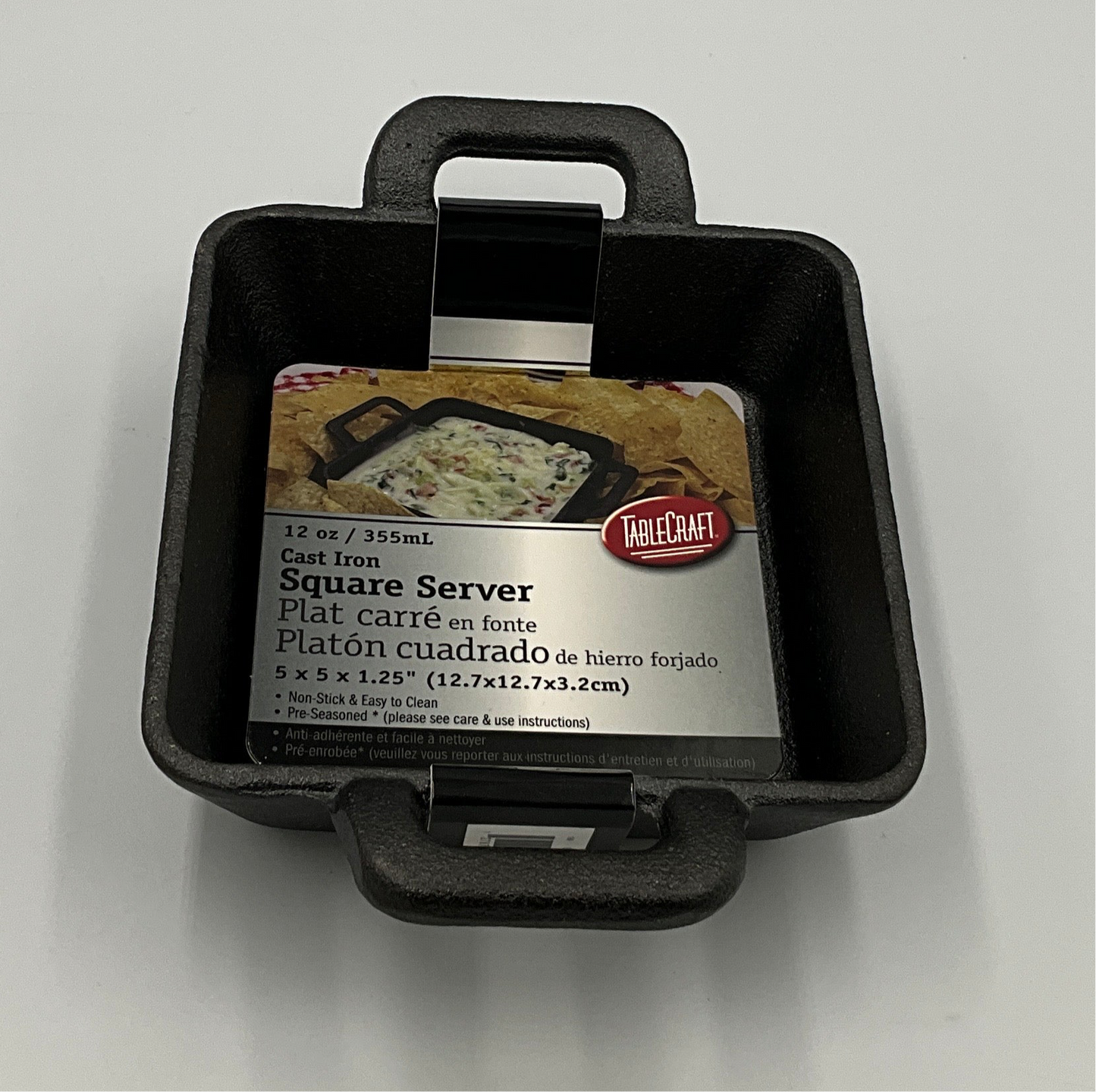 TBC Cast Iron Square 12oz