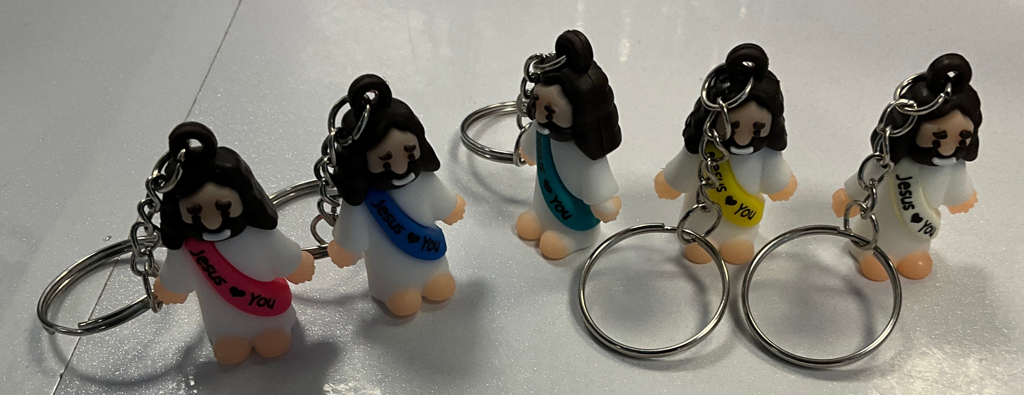 Mini Jesus Keychain