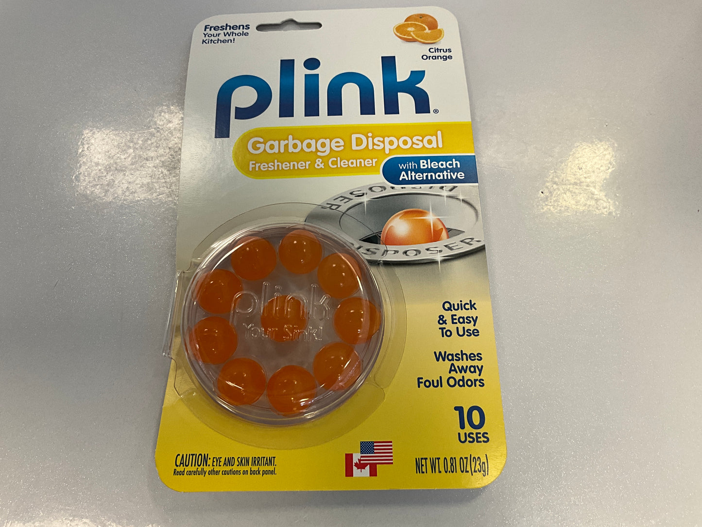 HIC Plink Disp Clean Yellow