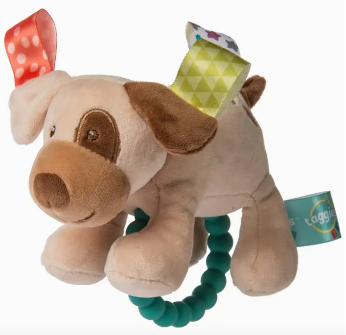 Mary Dog Rattle Teether