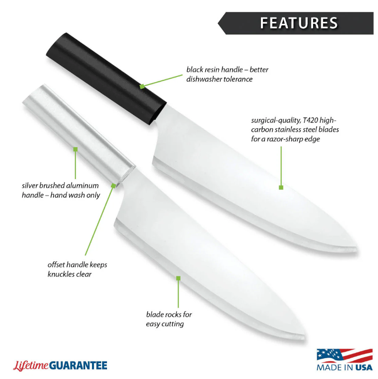 Rada French Chef Black Handle