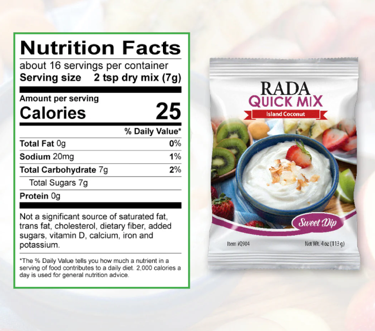 Rada Island Coconut Sweet Dip