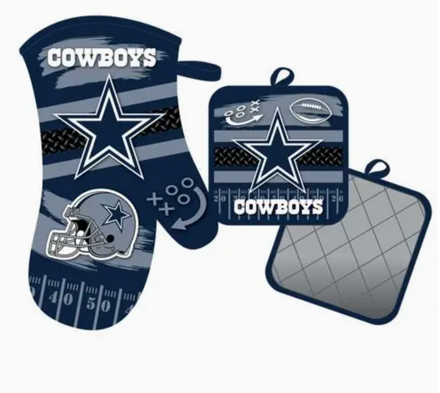 Mojo Oven Mitt Set Cowboys