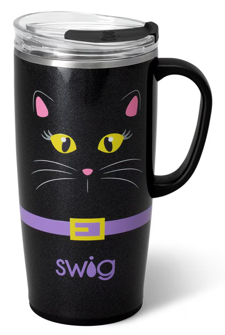Swig 22oz Mug Boo Black Cat