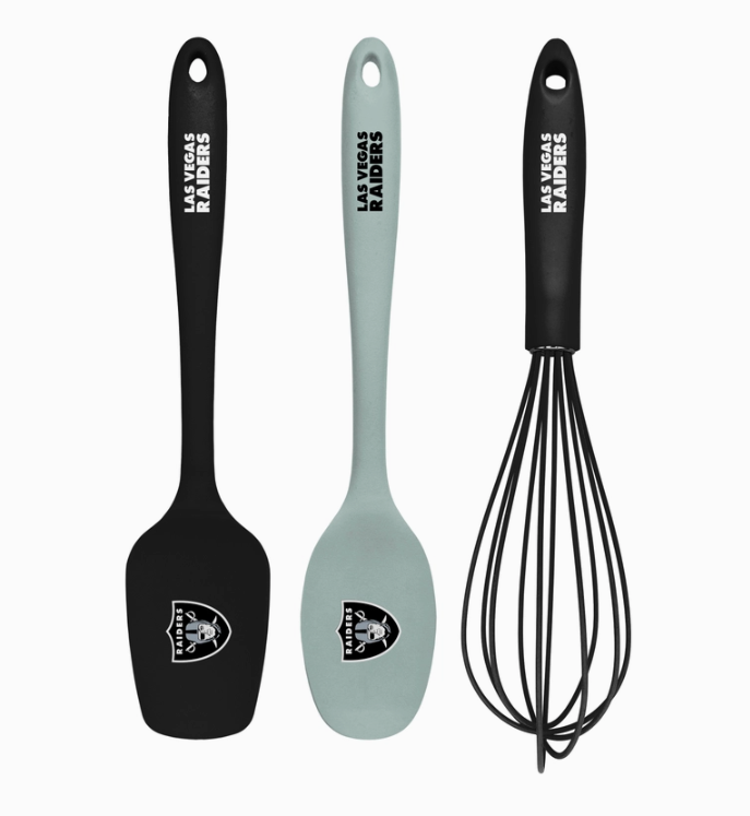 Raiders 3pc Utensils