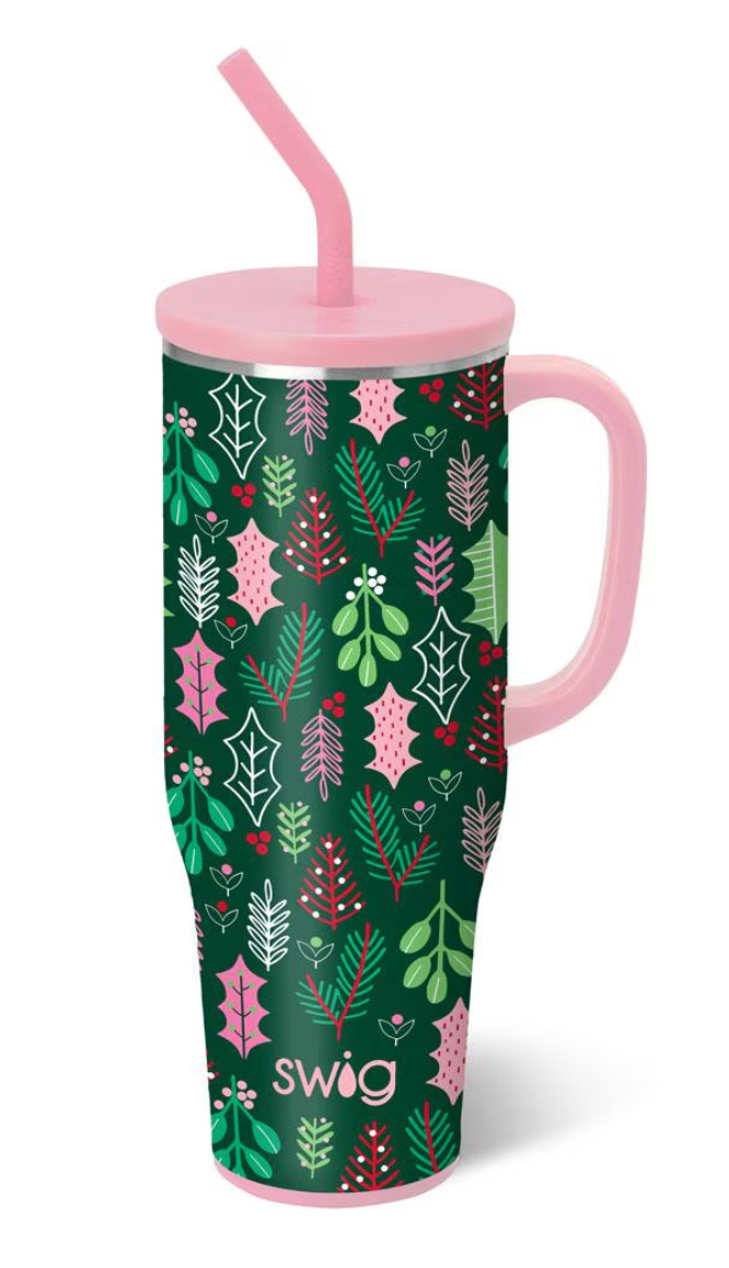 Swig 40oz Mug Merry Mistletoe