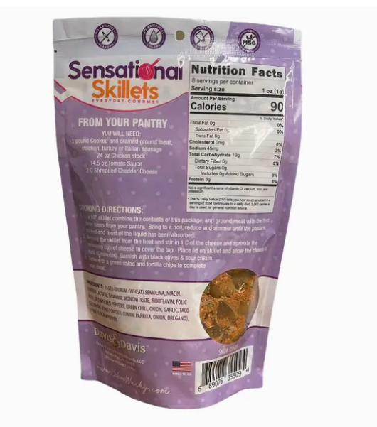 D&D Skillet Cheesy Taco