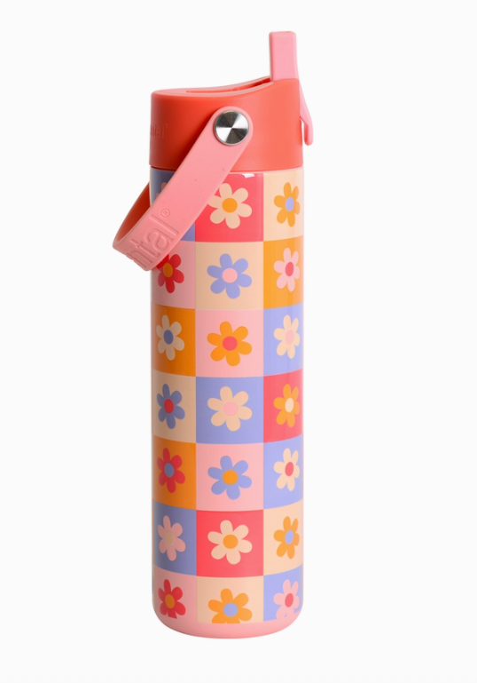 Elem 24oz Bottle Check Flower