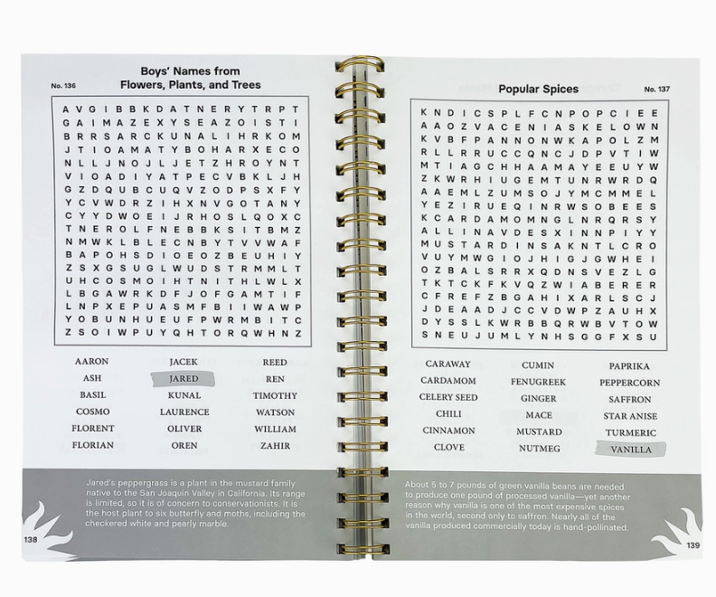 CDP Word Search Botanicals