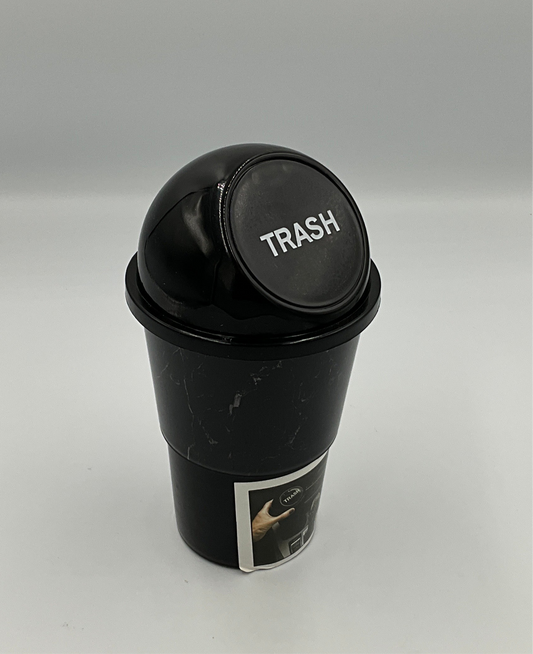 Blue Car Trash Blk Marble