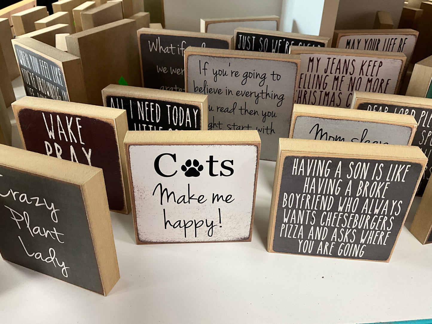 GarW Square Wooden Plaques-no UPC