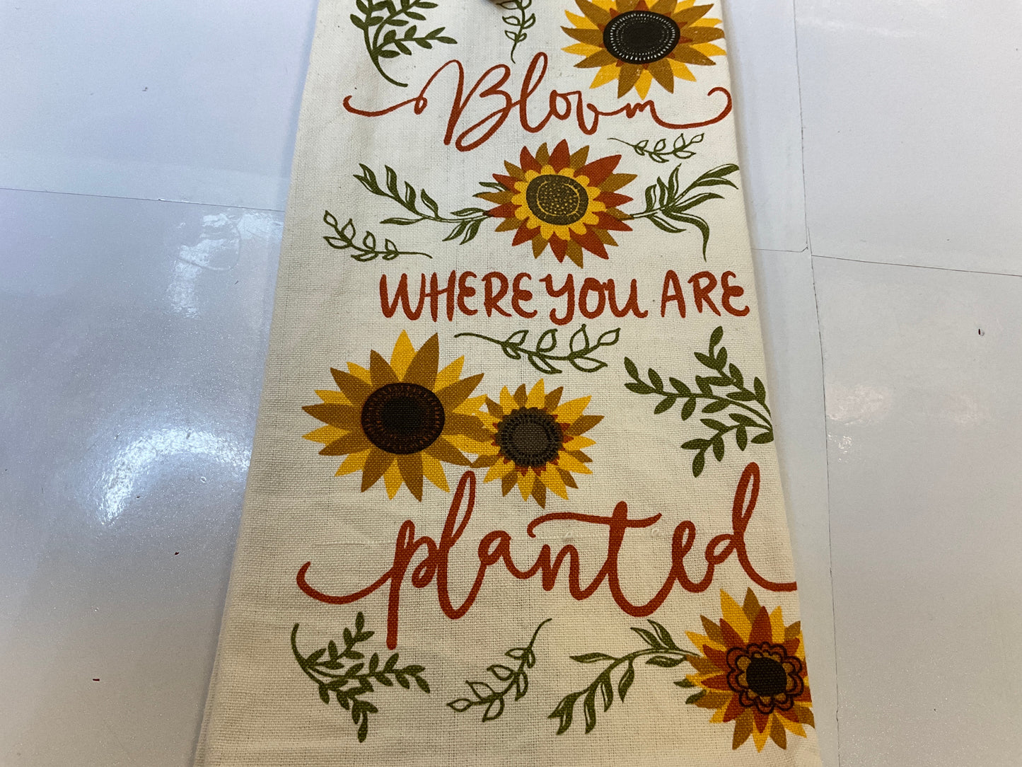 DII Dish Towel Sunflower Printed