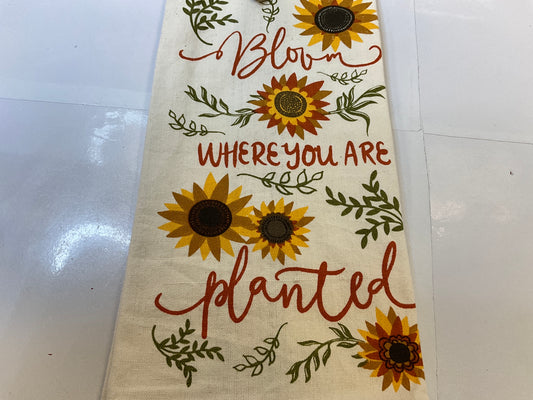 DII Dish Towel Sunflower Printed