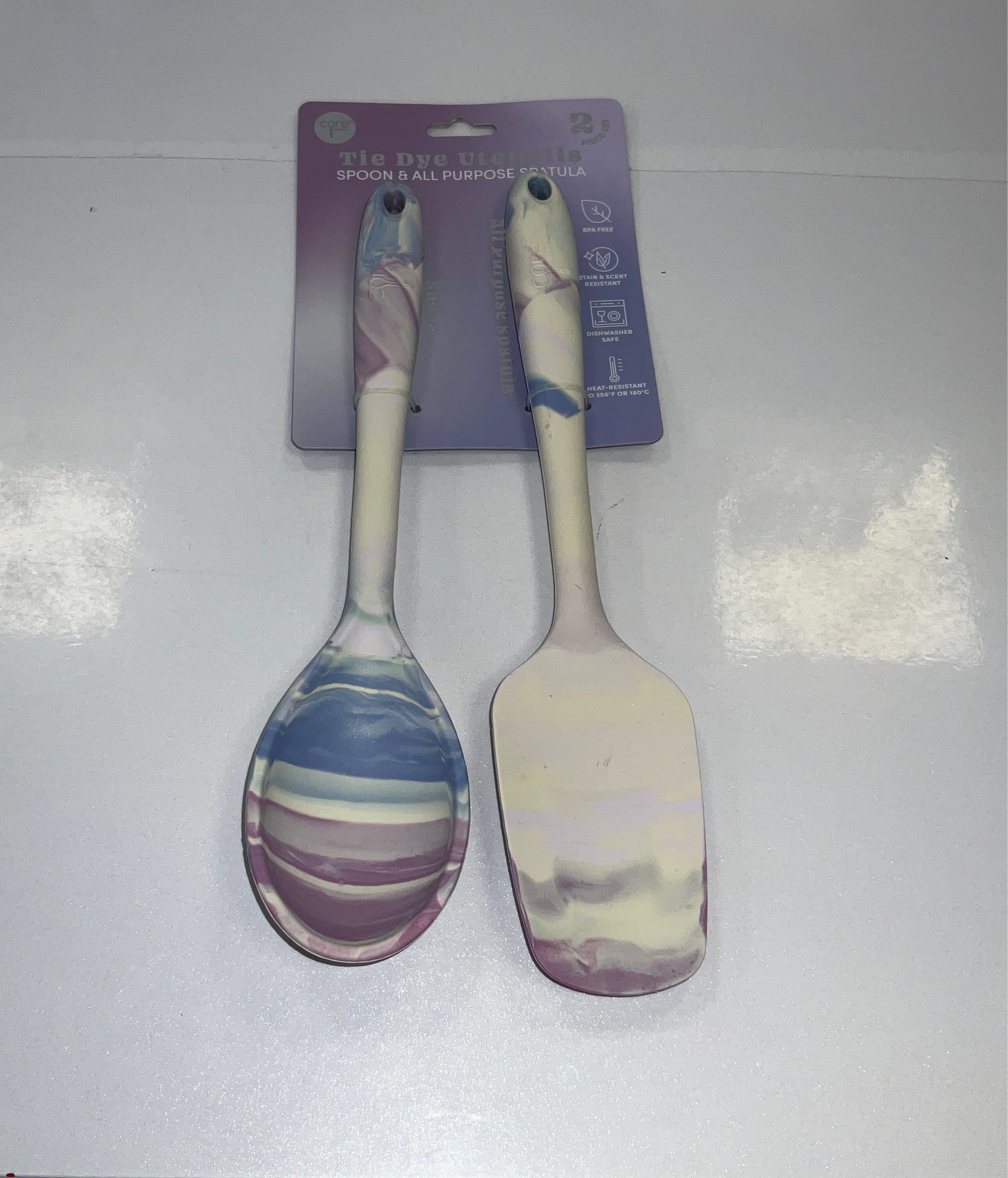 Core 2pc Marble Purple/White