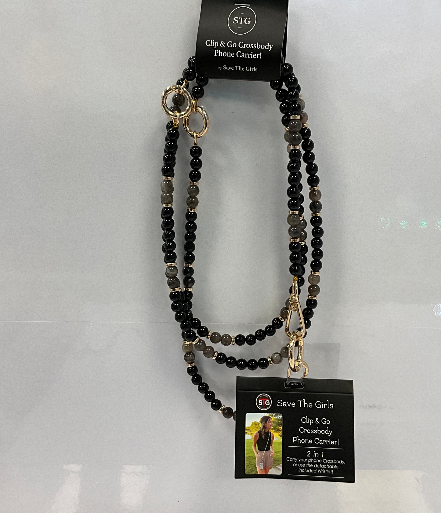 STG Beaded Black & Gold